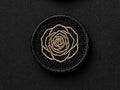 Embroidered luxury tactical rose patch